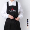 이니셜 로고 자수 생활 방수 H형 엉덩이 덮는 랩 카페 바리스타 앞치마 제작